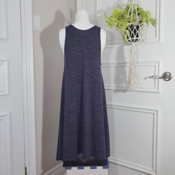 ARITZIA Wilfred Free "ROSA" Flowy Blue Jersey Knit Tank Dress - Picture 2 of 11